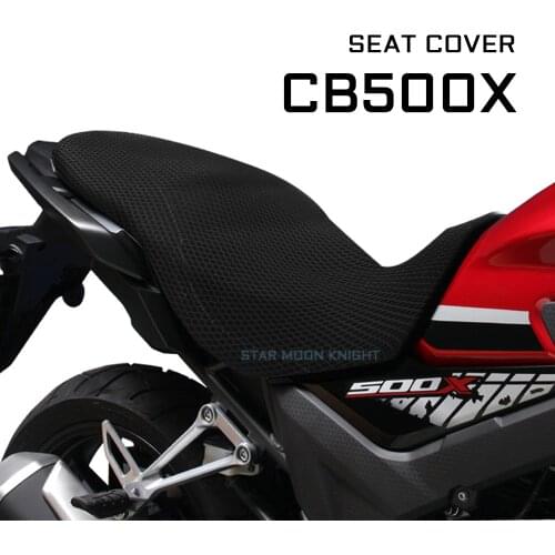 Motorcycle Protecting Cushion Seat Cover For Honda CB500X CB500 X CB 500 X Fabric Saddle Seat Cover Accessories