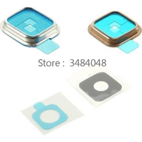 10 pcs/lot For Samsung Galaxy S5 Camera Lens Camera Glass + Frame Full Set with Sticker Glue