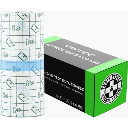 15 CM*10 M /Roll EZ Tattoo Healing Bandage Medical Grade Adhesive Barrier Clear Protective Shield for Tattoo Wound Recovery