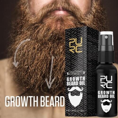 30ml Beard Growth Solution Men Beard Growth Oil Mild Non-irritating Beard Horns Hair Chest Hair Growth Solution