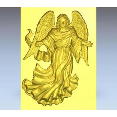 3d model relief for cnc in STL file format angel_2