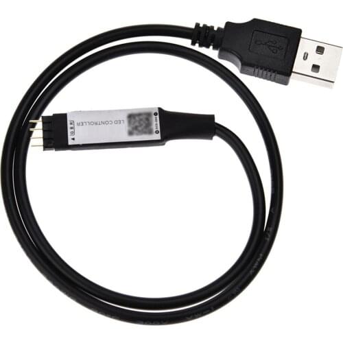 5V USB LED RGB Wifi Controller Smart Bluebooth Remote 4 Pin Male Connector for 5050 RGB Light Strip Colors changing LED Dimmer