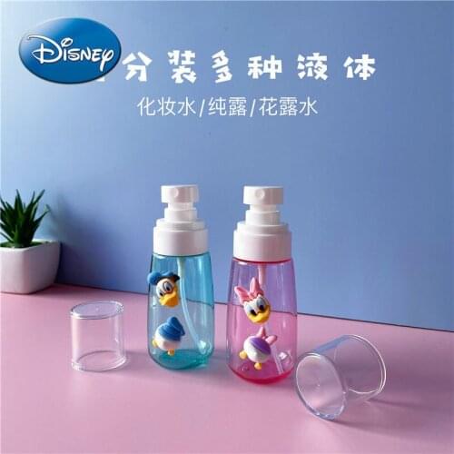 Disney Mickey Mouse Minnie Travel Dispenser Bottle Portable Cosmetic Facial Moisturizing Spray Bottle Perfume Small Empty Bottle