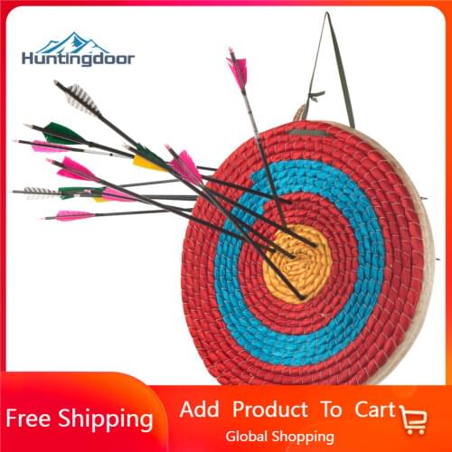 Huntingdoor Strong and Sturdy Hunting Archery Target Portable Grass Targets Darts Board for Practice Archery Shooting