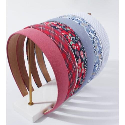 3Pcs Spring Summer Headbands Flower Floral Hairbands Set Women Solid Color Sweet Head Band Female Headwear Hair Accessories