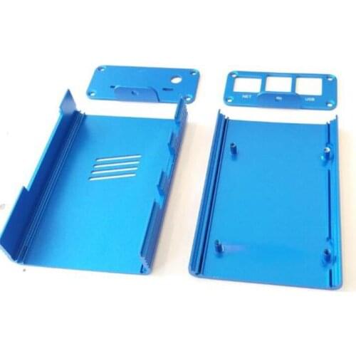 Blue color metal case , use for assemblely enclosure , use for DIY kit
