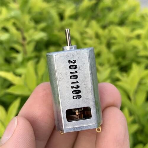 Micro Mini 180 DC Motor with Cooling Holes DC 3V-3.7V Carbon Brush High Speed Large Torque Bakelite Commutator Toy Model Car