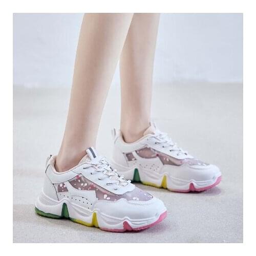 New Woman Casual Shoes Breathable Women Sneakers Shoes Mesh Female fashion Sneakers Women Chunky Sneakers Shoes