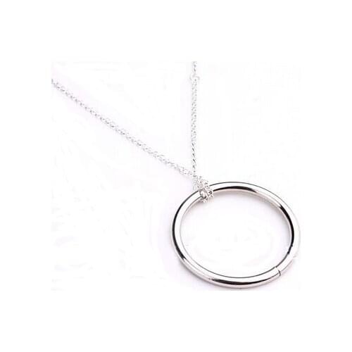 Wholesale 50pcs small 37MM Metal Ring Chain Magic Knot To Tie The Knot Birthday Magic Props Stall Toys Toys YH150