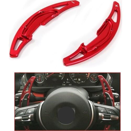 Yubao For BMW M2/M3/M4/M5/M6/X5M/X6M Red Car Shift Paddle Aluminum Car Steering Wheel Shift Paddle Extension Shifter