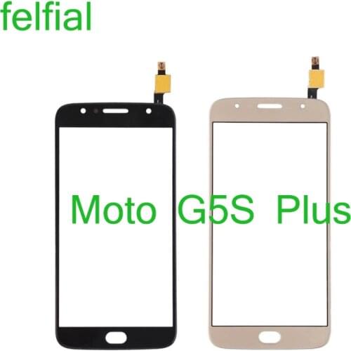 For Motorola Moto G5S Plus XT1802 XT1803 XT1805 Touch Screen Panel Sensor Digitizer Glass Lens Front LCD Outer Glass Replacement
