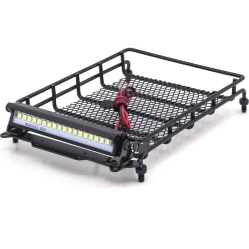 Steel Luggage Tray Roof Rack Upgrade Accessory Parts for Tamiya CC01/CR01/D90/SCX10 1/8 1/10 RC Crawler Climbing Car