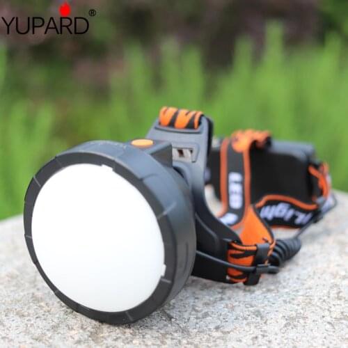 YUPARD bright power XM-L T6 led HeadLight 18650 rechargeable battery camping Head Light including Lightsphere