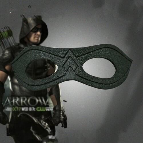 Green Arrow Eye Mask Helmet Goggle Superhero Halloween Carnival Party Cosplay Costume Accessories
