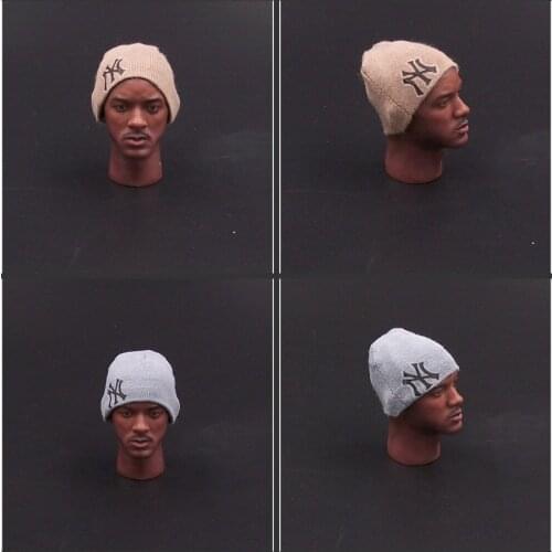 1/6 soldiers trend modern film with a logo cold hat hat cold hat two men and women can be head carving Action Figures