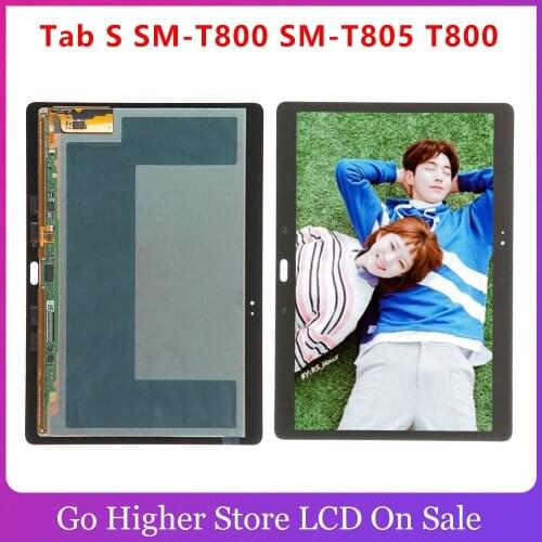 10.5" For Samsung Galaxy Tab S LCD SM-T800 SM-T805 LCD Display Screen Touch Digitizer Assembly T805 T800 LCD Screen Free Tools
