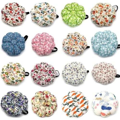 3.54'' Needlework Mat Handicraft Making Pad Needle Pin Cushion Elastic Wrist Strap Band Stitch Pad E56C
