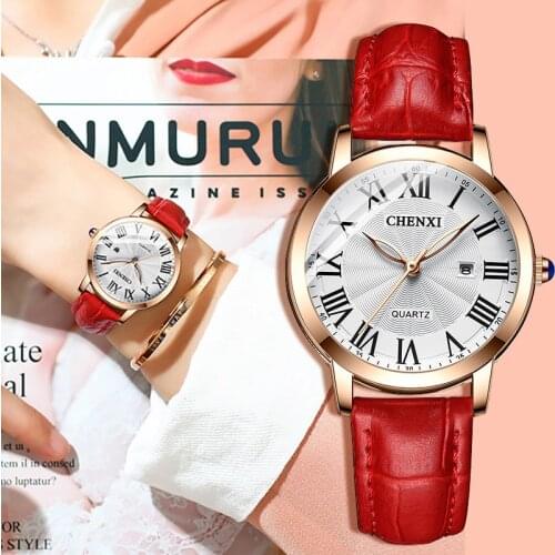Fashion Casual Women Dress Watch Simple Minimalism Luxury Top Brand Rose Gold Dress Watch for Ladies Calendar Waterproof Clock