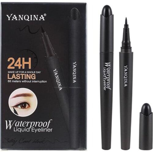 Black Liquid Eyeliner Long-lasting Waterproof Eye Liner Pencil Beauty Makeup No Fading Sketch Cosmetics Pen Tools TSLM1