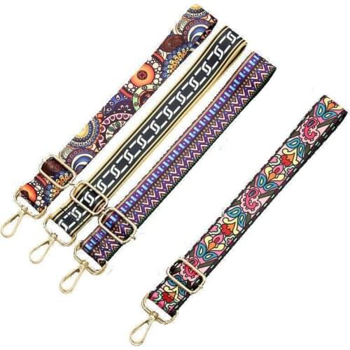 Colored Belt Bags Rainbow Adjustable Shoulder Hanger Handbag Straps Decorative Handle Chain Bag Strap Accessories For Women