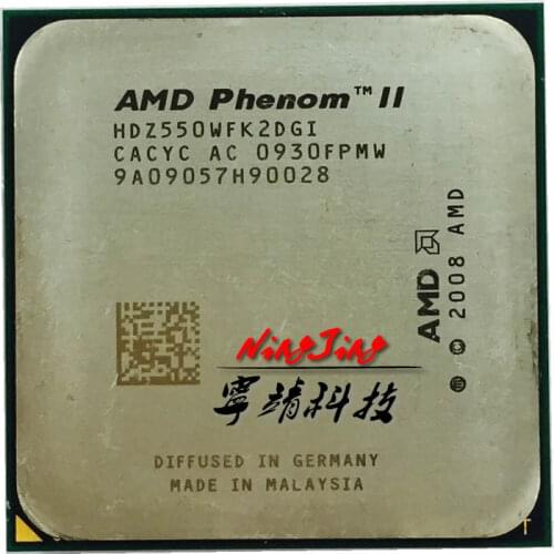 AMD Phenom II X2 550 3.1 GHz Dual-Core CPU Processor HDZ550WFK2DGI /HDX550WFK2DGM Socket AM3