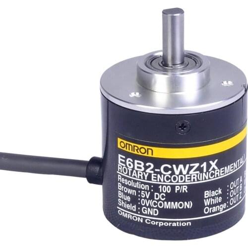 E6B2-CWZ1X 360 1000 2000 ppr ABZ signals rotary encoder diameter 40mm shaft 6mm type incremental rotary encoder