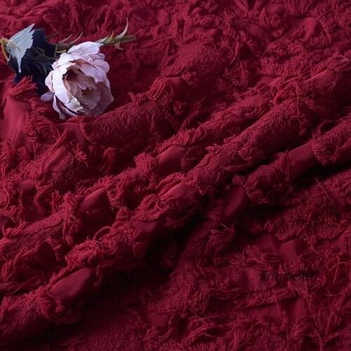 Linen cotton bright silk fabric ethnic style dress high-grade clothing fabric High-end linen fabric