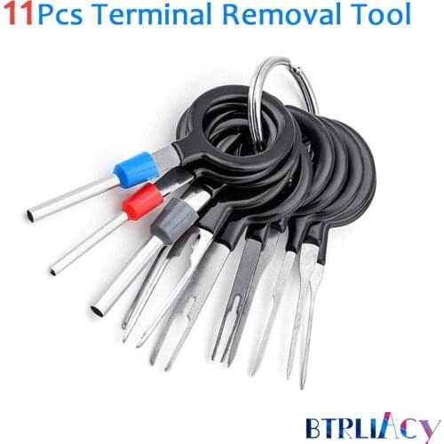 High Quality 11Pcs Terminal Removal Tool Car Electrical Wiring Crimp Connector Pin Extractor Kit Wholesale Quick delivery