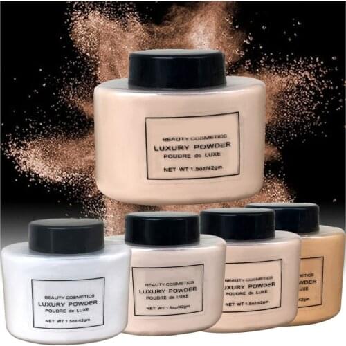 42g Face Makeup Concealer Smooth Powder Loose Mineral Finish Powder Oil-control Long-lasting Foundation Cosmetics