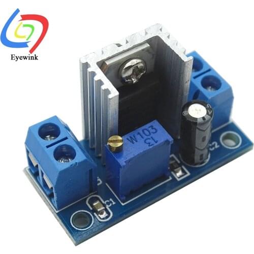 LM317 DC-DC Converter Buck Step Down Circuit Board Module Linear Regulator LM317 Adjustable Voltage Regulator Power Supply