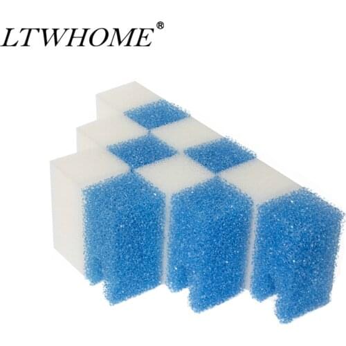 LTWHOME Design Aquarium Mechanical Sponges Compatible with Ferplast Blumec 05 Sponges Fit for Bluwave Internal Filter