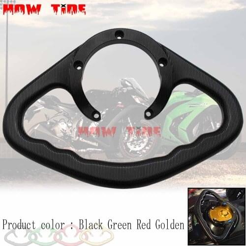 Motorcycle Passenger Handgrips Hand Grip Tank Grab Bar Handle Armrest For Kawasaki Z1000 03-12 ZX10R ZX6R ZX 10R 6R 6RR