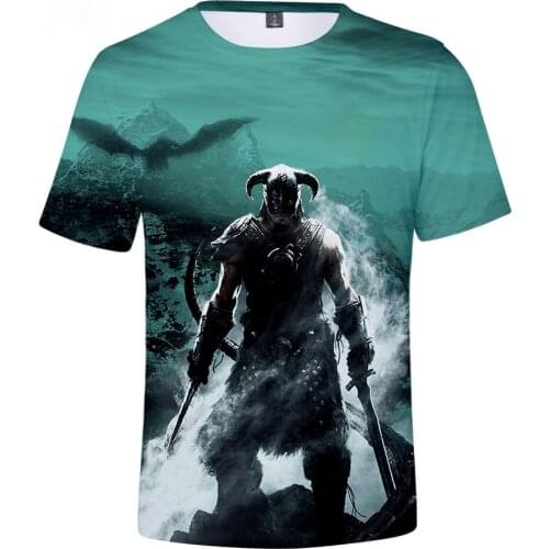 The Elder Scrolls V 3D T-shirt Men/Women Tshirt 3D Print SKYRIM Tees Tops Boys/Girls T Shirt Cool Shirts Top Clothes