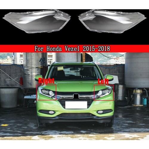 Headlamp Lampshade Lampcover Head Lamp Light Covers Glass Lens Shell Caps For Honda Vezel 2015-2018 Car Front Headlight Cover