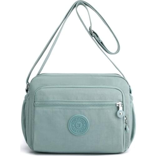 Summer New Small Womens handbags Waterproof Nylon Woman shoulder bag Lightweight casual women bag 7 colors Solid Female Bolsas