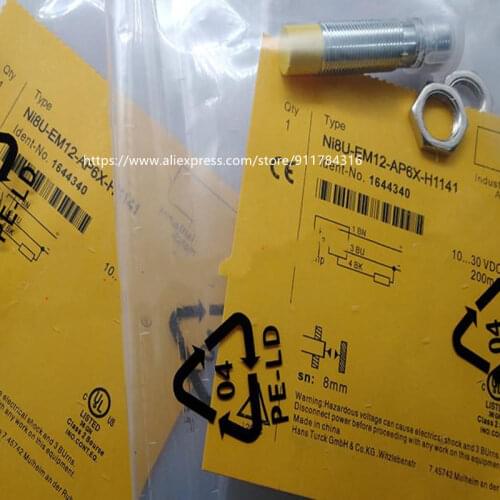 3pcs New High Quality Turck inductive proximity switch NI8U-EM12-AP6X-H1141 NI8U-EM12-AN6X-H1141
