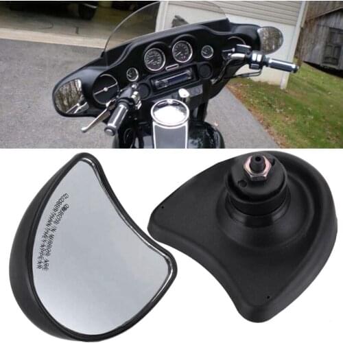 Motorcycle Fairing Mount Rearview Mirror 10mm for Electra Street Glide 1996-2013