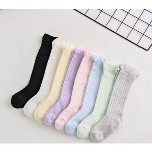 Newborn Infant Toddler Baby Girl Boy Above Knee Summer Socks Warmer Stockings Infant Toddler Baby Girl Boy Above Knee Summer Soc