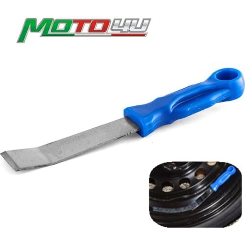 Porotmotor Metal Handle Scraper For Adhensive Stick On Wheel Weights Removal Tape Wheel Balancer Remover Tire Tool Cutter