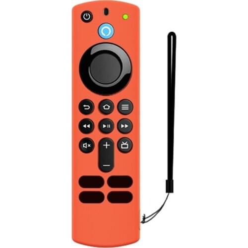 Y1AE Scratch Resistant Silicone Case Precise Position Remote Protective Cover Compitable with Amazon Fire TV Stick (3rd Gen)