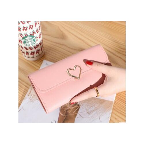 1pcs/lot Women Long Wallets Purses Luxury Love Heart Wallets For Ladies Girl Money Pocket Card Holder