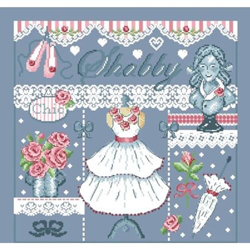 ZZ5125 For Needlework Kit NOT PRINTED Cross stich Painting Set Cross Stitch Kits Cross-stitch Embroidery Set Stitch Kits Cross