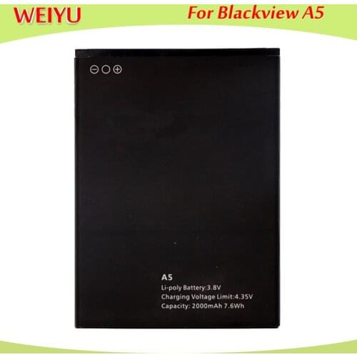 10PCS/LOT For Blackview A5 Battery Batterie Bateria Batterij Accumulator AKKU 2000mAh