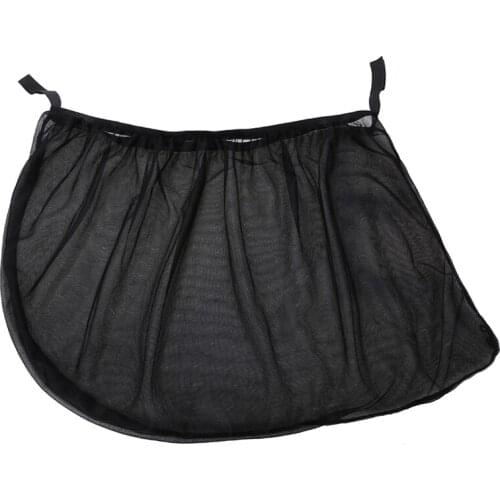 2Pcs Universal Car Window Sun Shade Breathable Mesh Sun Shield Uv Rays Protection Window Curtain Folding Sun Visor Net, Protecto