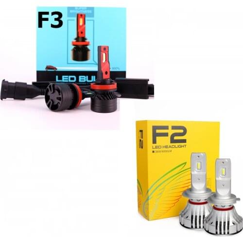 72W 12000LM F2 H4 H7 H8 H11 H13 Car led headlight Bulb Fog light F3 20000LM H7 LED H11 HB4 HB3 9005 9006 H1 Turbo Fan 6000k lamp