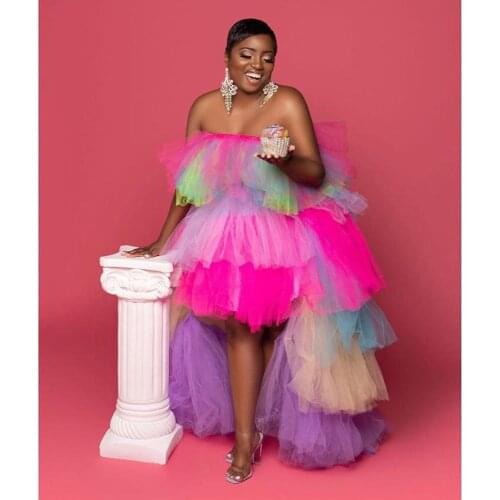 Colorful 2 Pieces Ruffles Tulle Women Winter Kimono Pregnant Party Sleepwear Maternity Bathrobe Sheer Nightgown Photography Gown