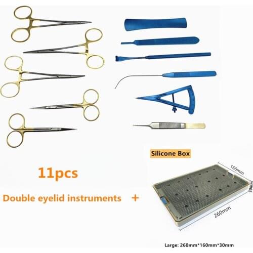 Double eyelid surgery kit scissors Needle holder Hemostatic forceps plastic surgery tools