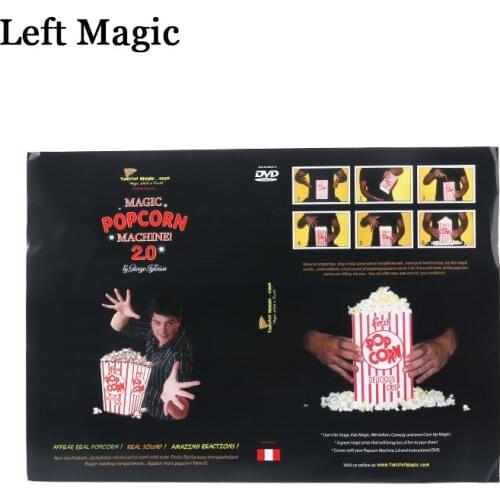 Electronic Edition Popcorn 2.0 Magic ( DVD + Gimmick ) Magic Tricks stage close up props Mentalism Illusion Stage Comedy magie