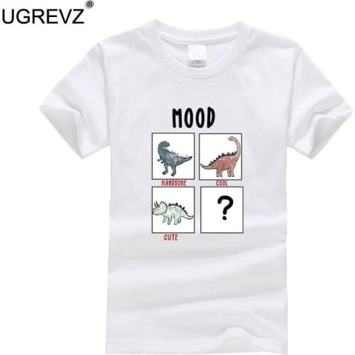 2021 Big Boys t shirts for Children Cartoon Dinosaur Short Sleeve Cotton Summer Teenage Clothing Tops t-shirt Kids Girls tshirt
