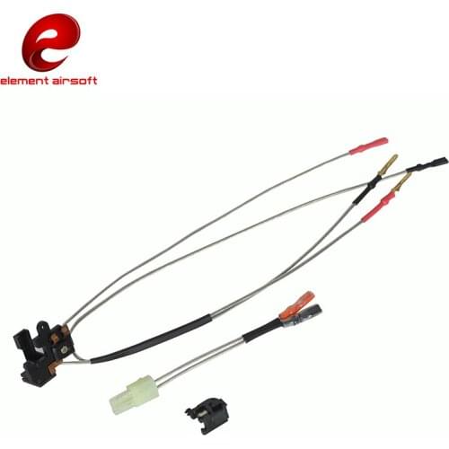 Element Airsoft AEG Gearbox Ver.2 Front Wired Large Capacity Silver Strand Switch Assembly Tactical Rifle Gun Accessories PW0203